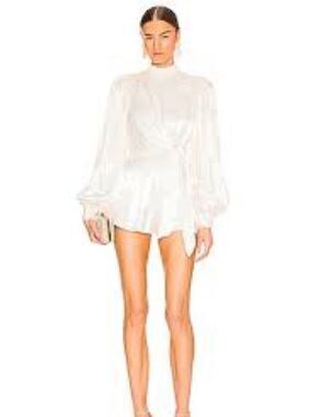 MAJORELLE Camryn Romper Revolve in Ivory XXS